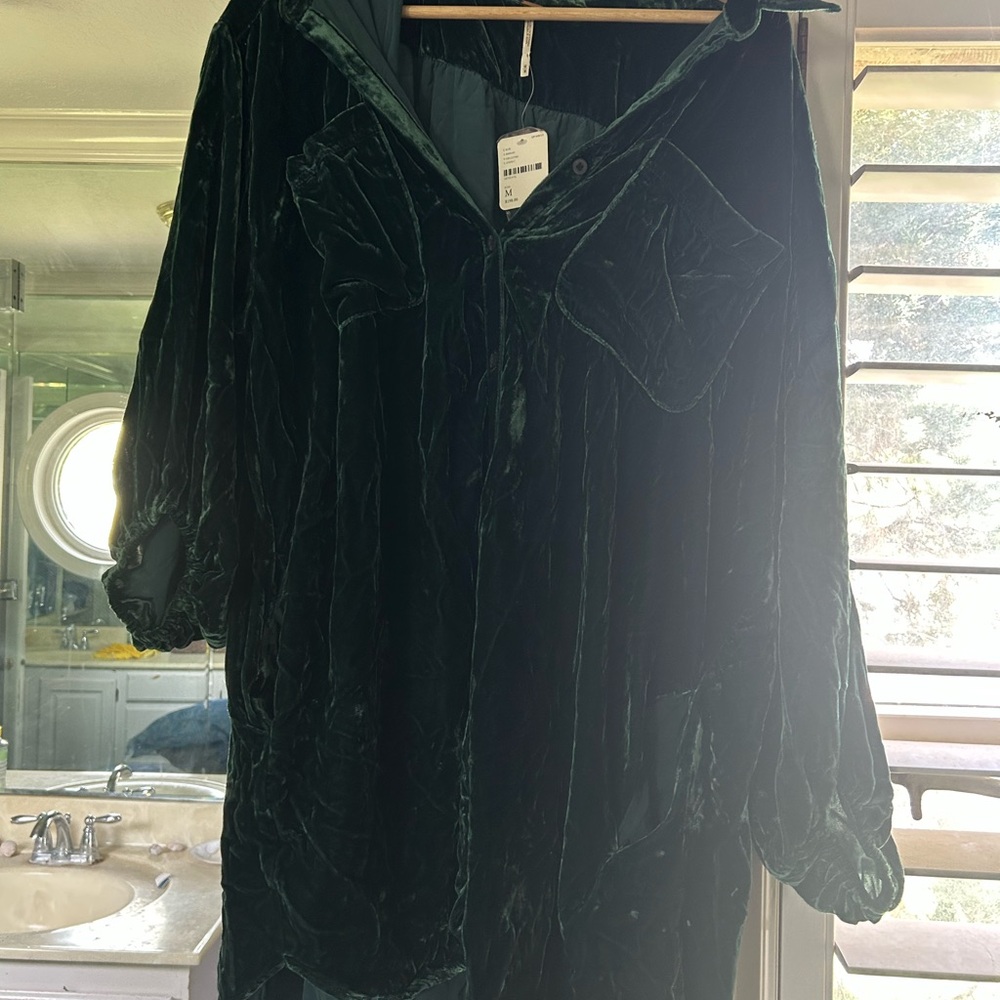 Free people Velvet Jacket dress